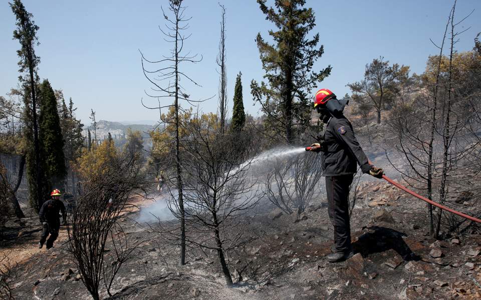 Arson suspected in fires raging on Ionian island of Zakynthos