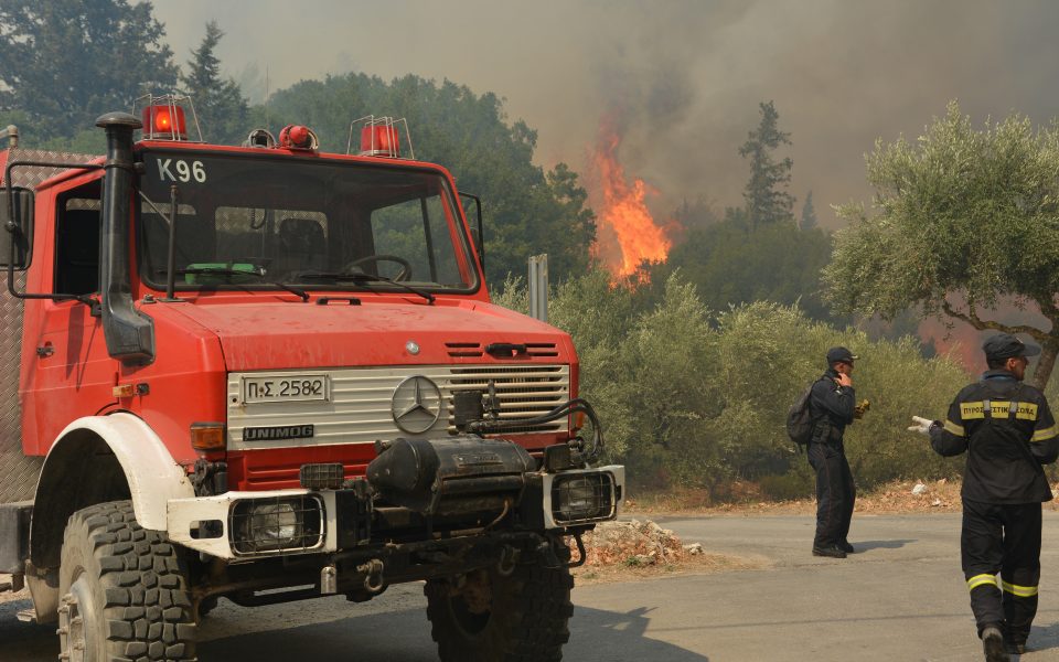 Arson blamed for Zakynthos fires