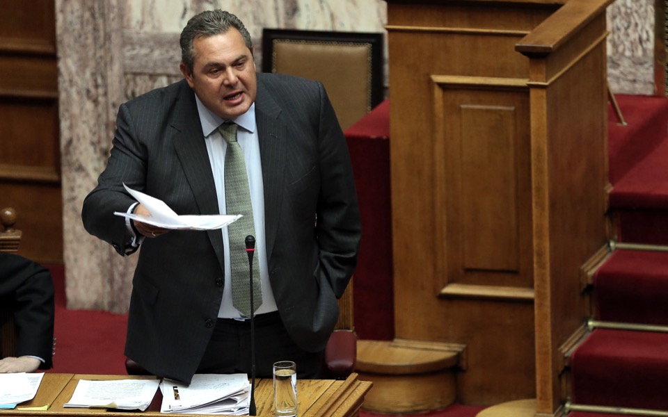 Parliament votes down Kammenos probe