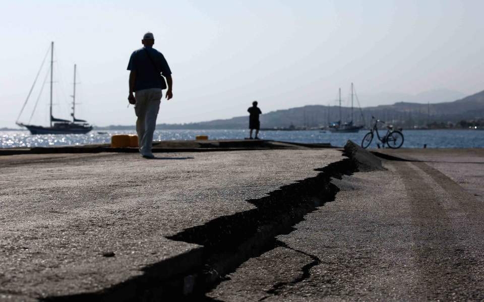 Kos quake caused 95 million euros in damages