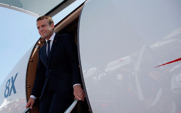 France’s Macron to outline EU vision as he arrives in Greece