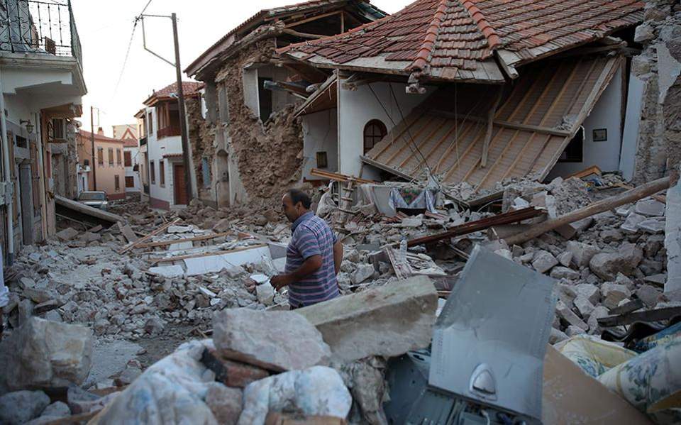 Minister approves 43 million euros in quake aid for Lesvos
