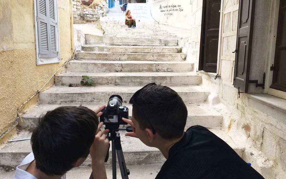 Young film directors get a head start on Syros