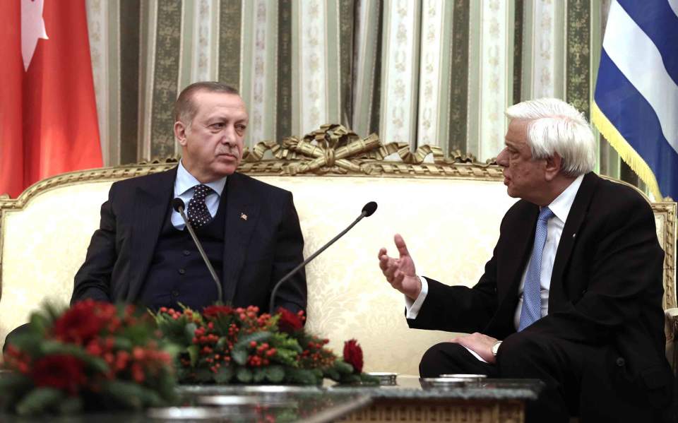 Niceties aside, Greece and Turkey take the gloves off for Erdogan visit