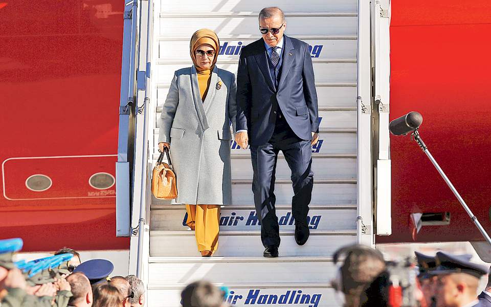 Erdogan heads to Komotini to meet with Muslim minority