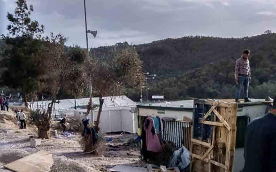 Footage emerges from Moria refugee camp showing shocking conditions