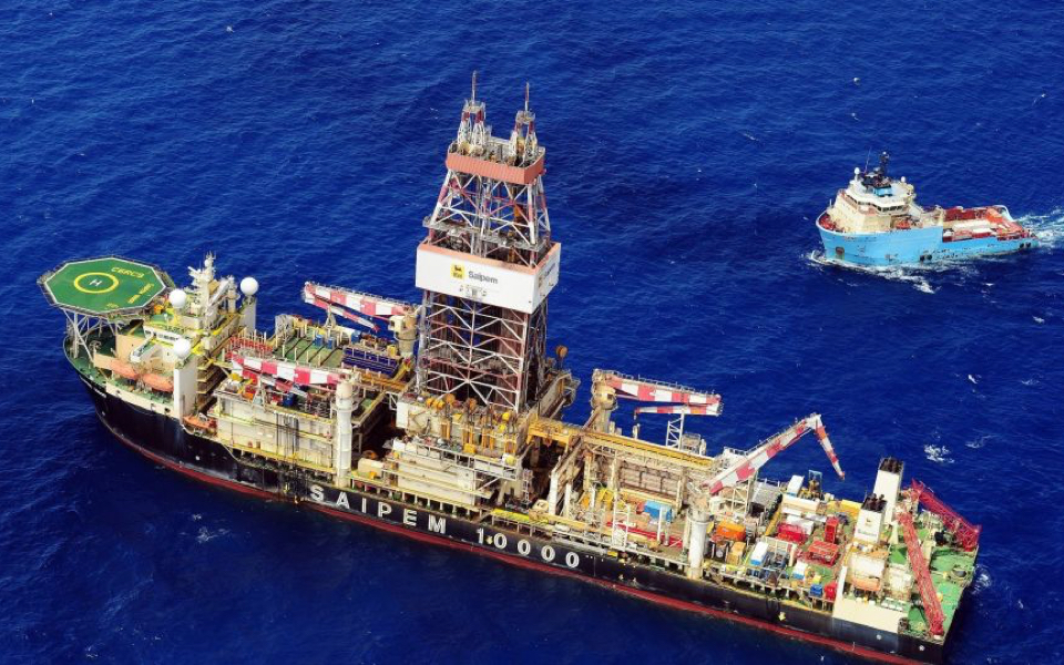 Drilling ship arrives off Cyprus for ENI