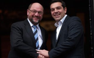 Greek PM said to urge Schulz to enter grand coalition