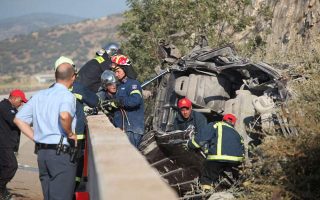 Six killed, including three children, in SUV crash in northern Greece
