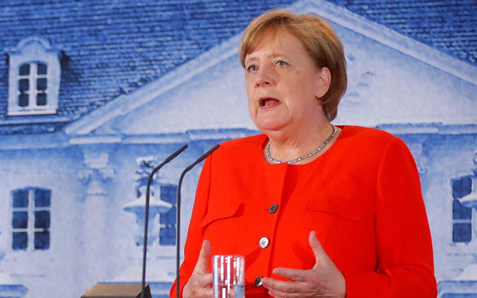 Merkel upbeat ahead of Thursday’s Eurogroup | eKathimerini.com