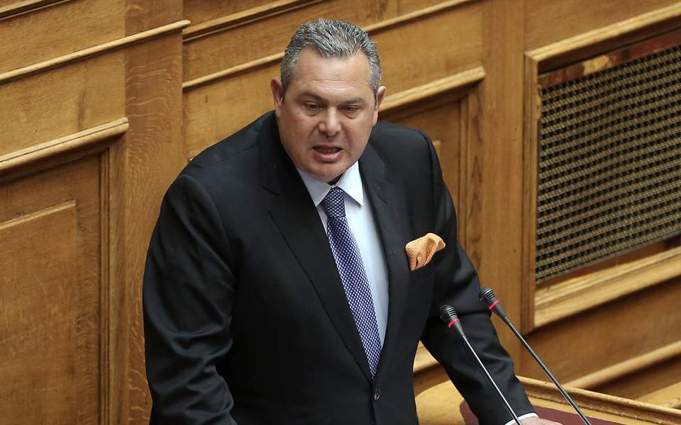 Kammenos calls for criminal charges against neo-Nazi lawmaker