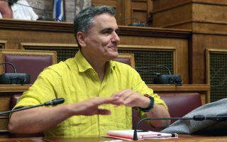 Tsakalotos dashes hopes for  renegotiation of pension cuts