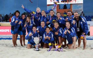 Greece unlikely world champion in women’s beach handball