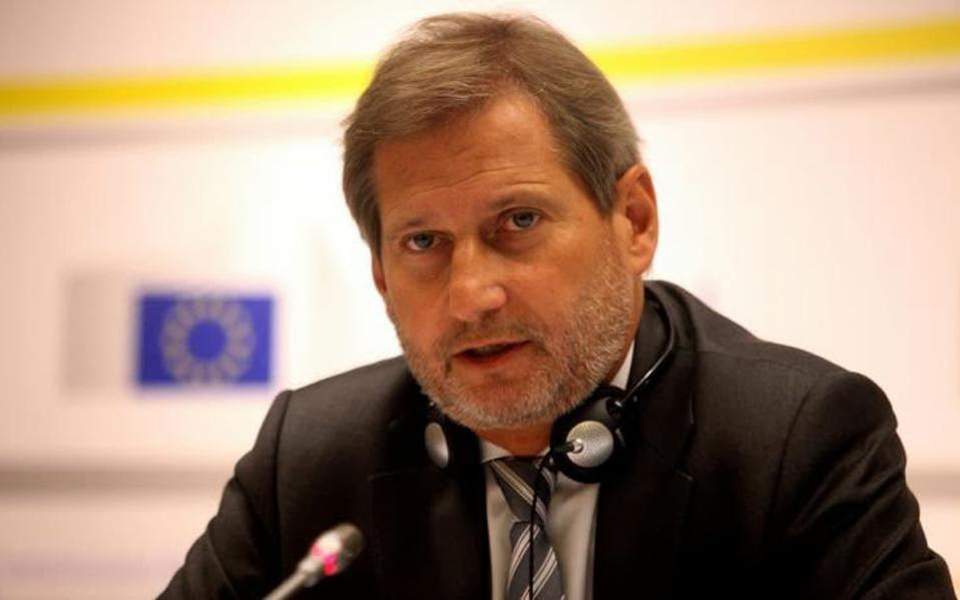 Hahn sees ‘restructuring’ of Greece-Albania maritime borders