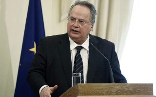Kotzias decries ‘unacceptable’ detention of Greek servicemen