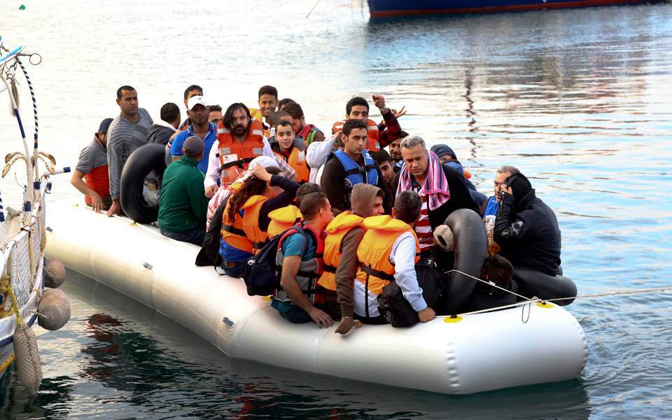 Dozens of migrants intercepted off Greek islands