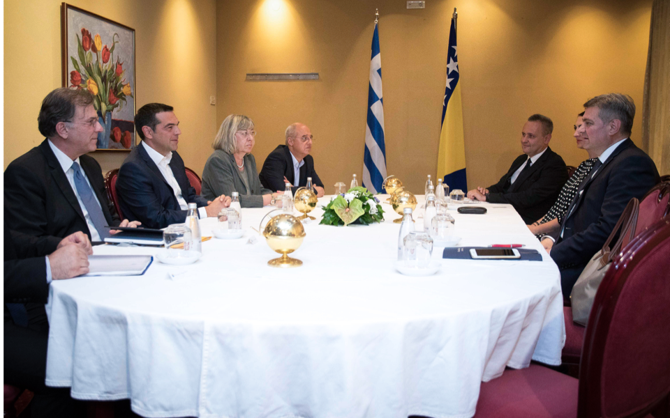 Tsipras in Bosnia for peace ceremony on Monday