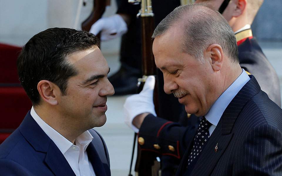 Tsipras, Erdogan holding talks in Brussels