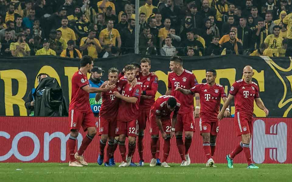 In just two minutes, classy Bayern dispatched AEK