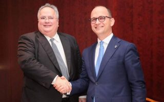 Albanian FM thanks Kotzias for ‘genuine cooperation’