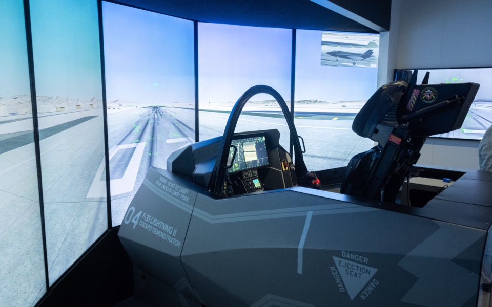 In the cockpit of the world’s most impressive fighter jet, the F-35