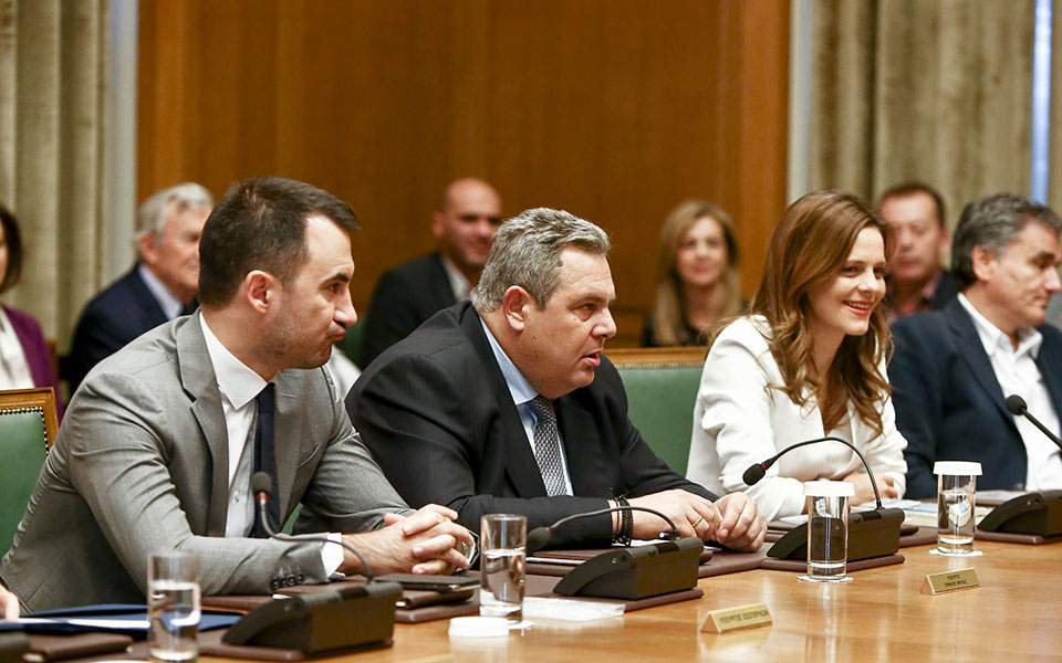 Kammenos reiterates commitment to coalition after FYROM name deal spat