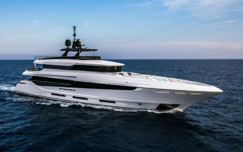 A new yacht in the Mangusta Oceano 43 series