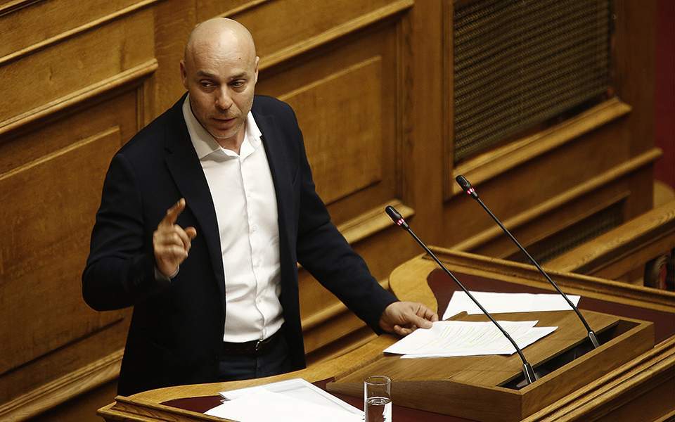 Centrist Potami MP Giorgos Amyras quits, stripping party of status as parliamentary group