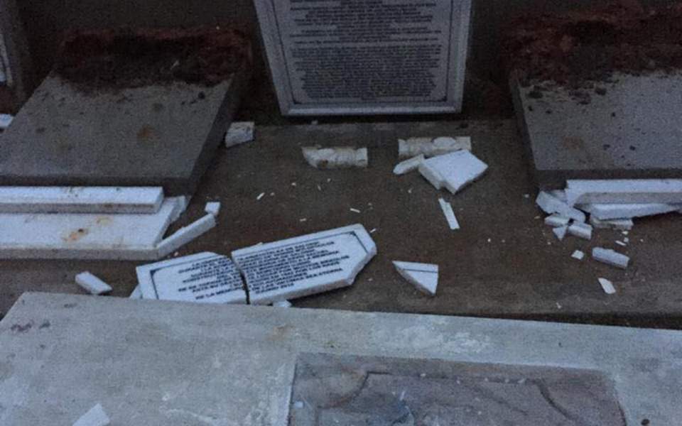 Greek Jewish cemetery memorial in Thessaloniki targeted, again