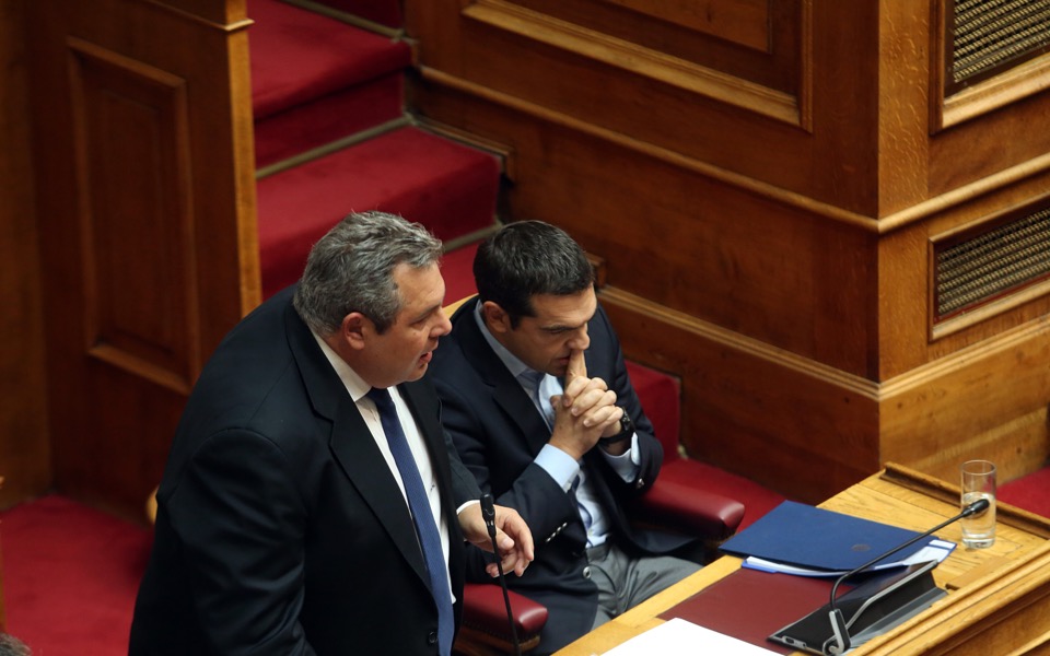 PM says will ask Kammenos to clarify stance, eyes confidence vote
