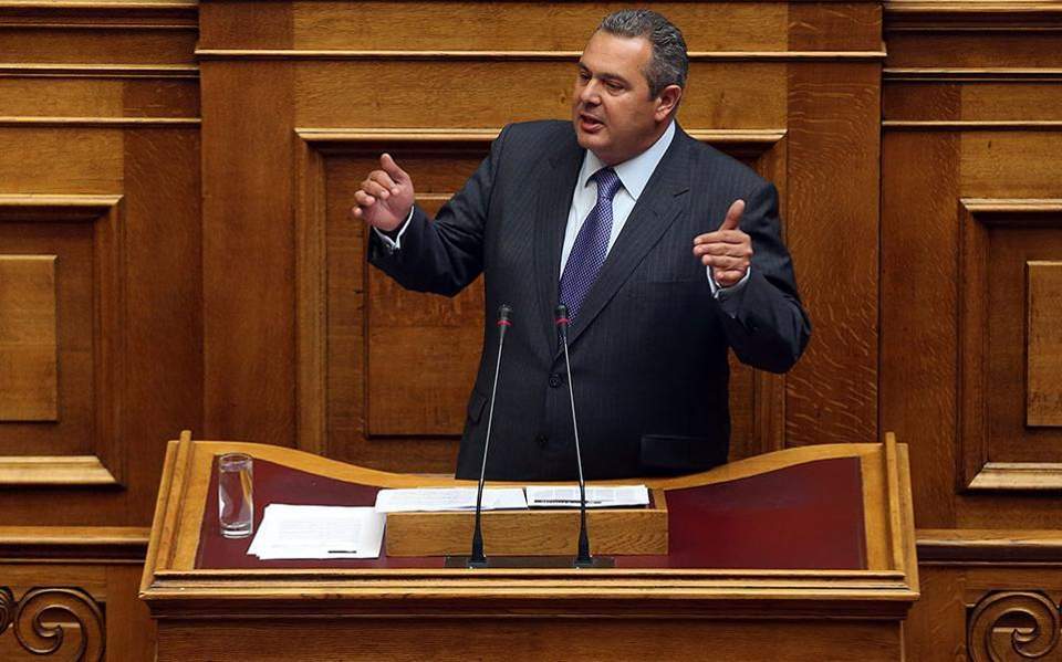 Kammenos switches stance, declaring ‘I am not an outgoing minister’