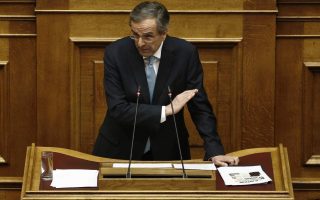 Samaras: Prespes deal tantamount to recognizing FYROM’s irredentist ambitions