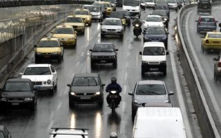 Pileup causes traffic delays in Thessaloniki