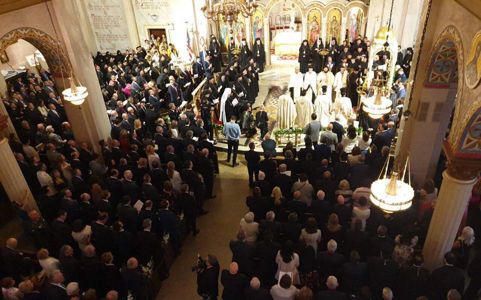 Enthronement ceremony of Archbishop of America under way in NY