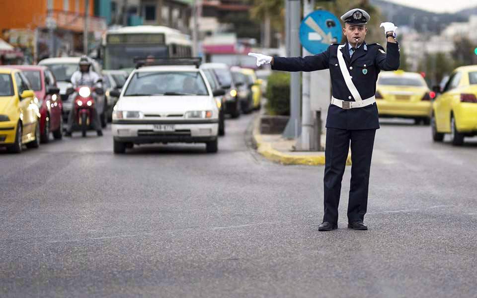 Traffic diversions in Athens on Sunday
