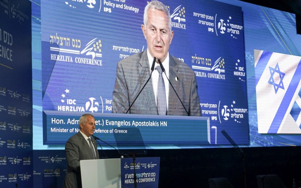 Apostolakis: Greece, Israel want peace in the region