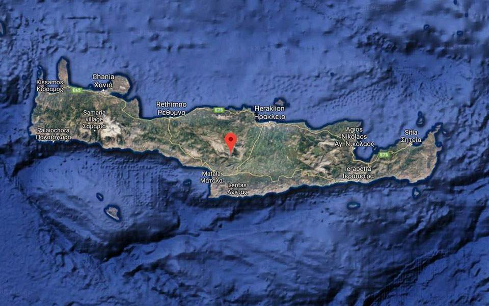 Strong quake hits Greek island of Crete, no injuries, damage