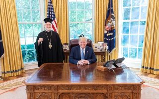 Elpidophoros meets Trump at the White House