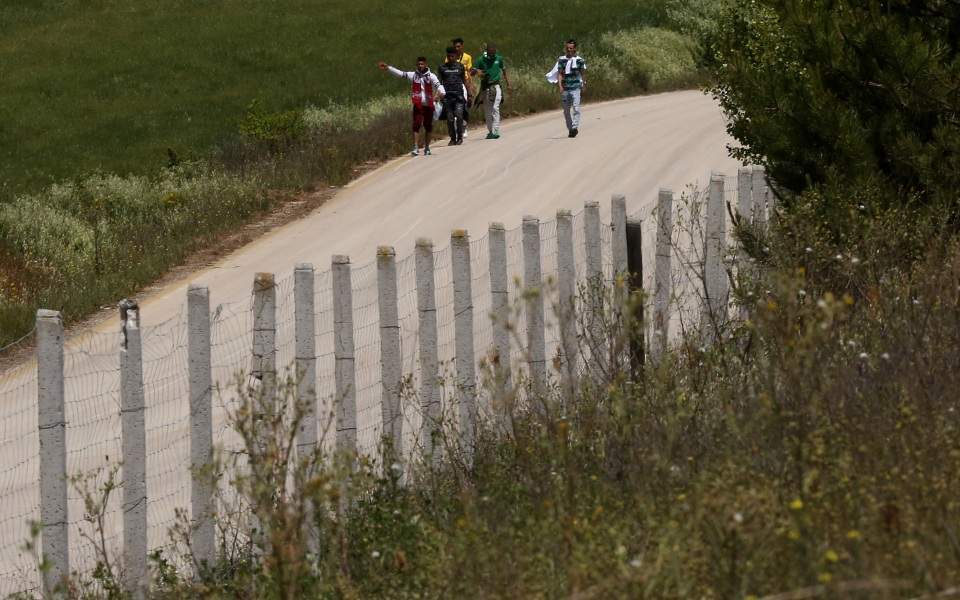Dozens of migrants hidden in a truck stopped on Greece-North Macedonia border