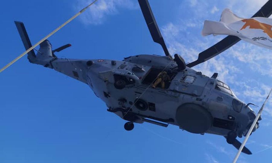 Cyprus and France conduct joint search and rescue exercise