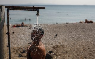Athenians seeking respite from the heat
