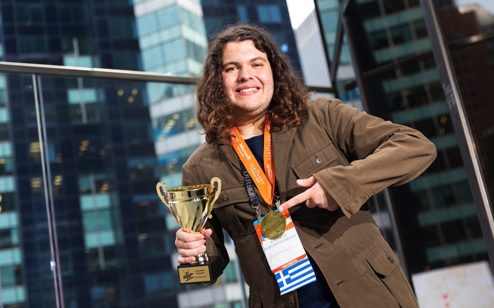 Young Greek powers to first place in Microsoft competition