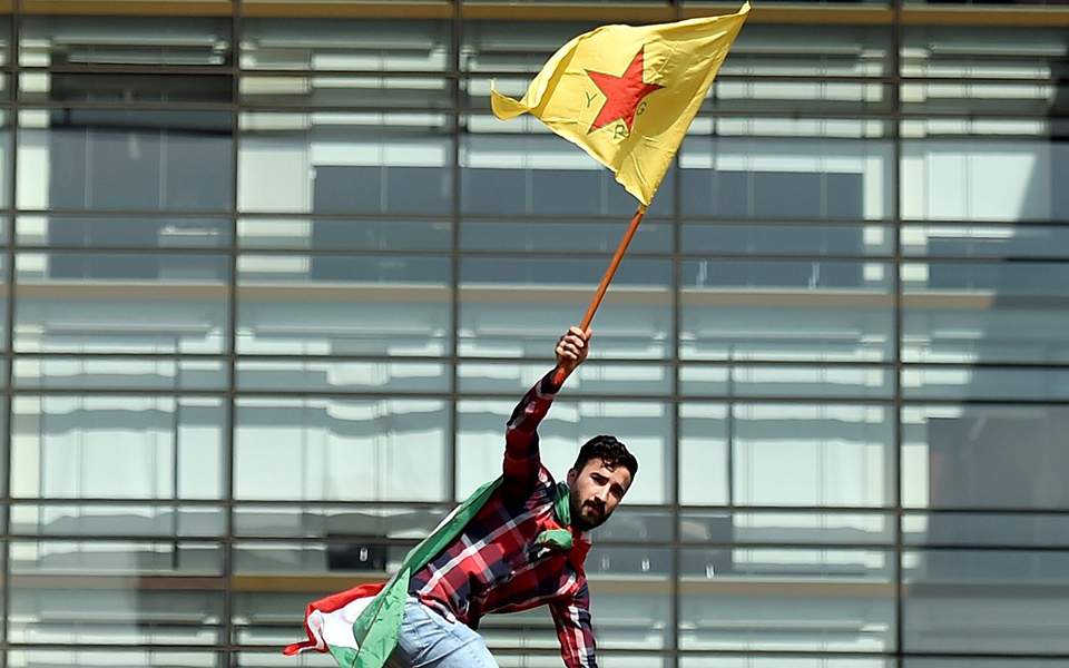 Kurds in Greece protest Turkish operation in Syria