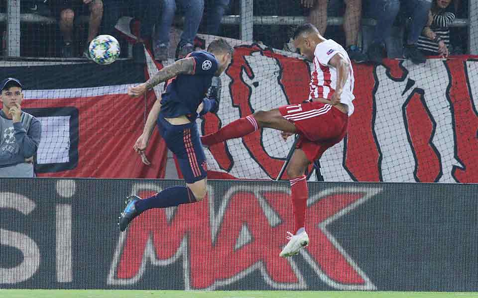 Olympiakos misses chance for a point against Bayern
