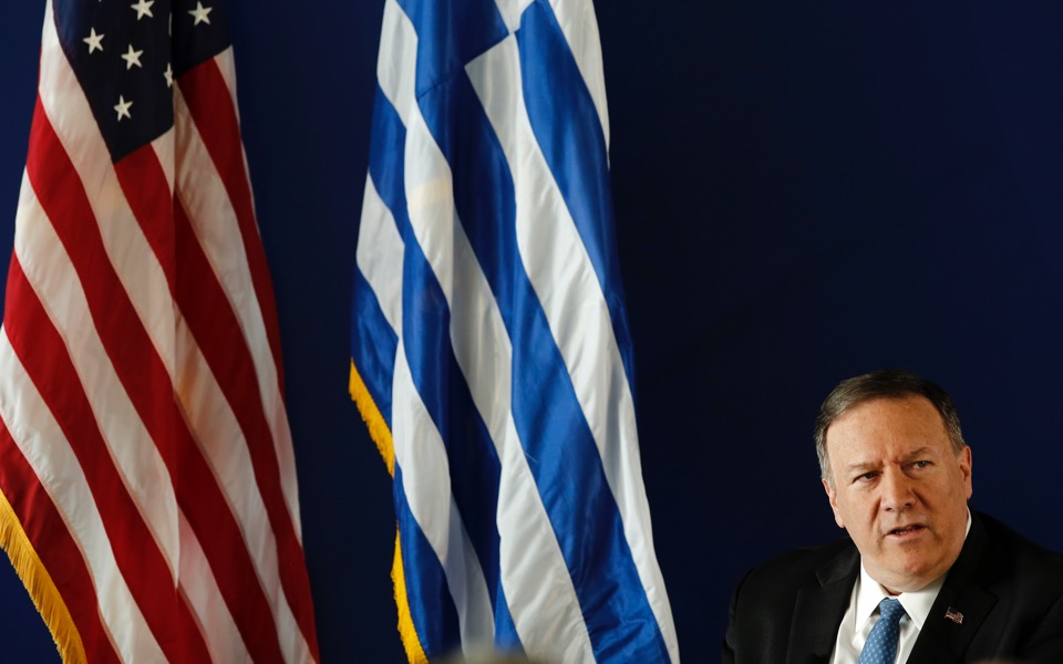 Pompeo: US worried about tension in the Aegean