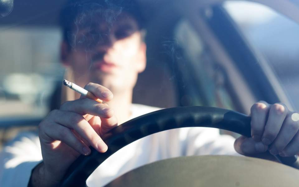 Professional drivers also face stiff fines for smoking