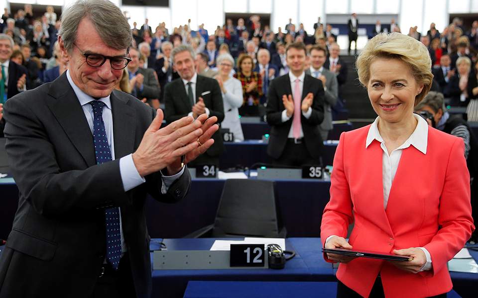 Lawmakers vote new EU chief von der Leyen into office from Dec. 1