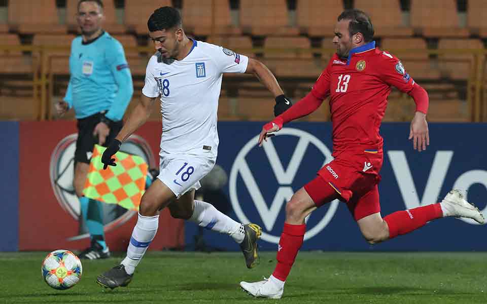 Dominant Greece beats Armenia through a Limnios goal