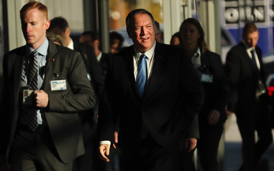 The departure of Mike Pompeo