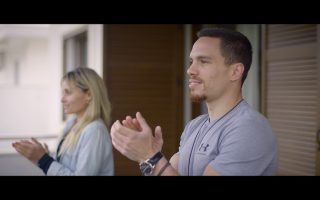 New TV ad sees star athletes applaud the crowd that stayed home
